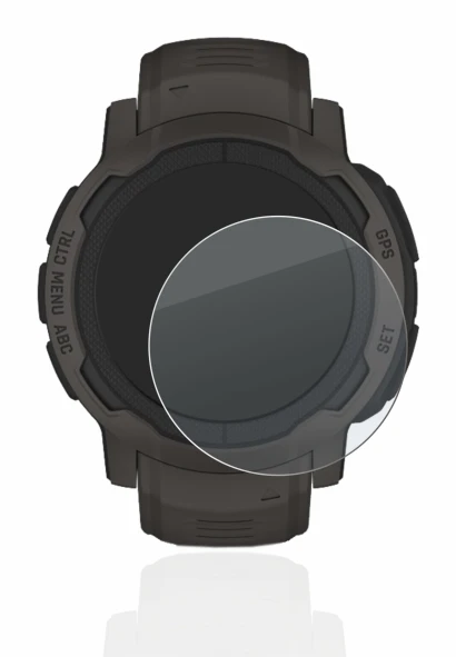 Image de l'appareil Garmin Instinct 2 avec une grande variété de protections d'écran.