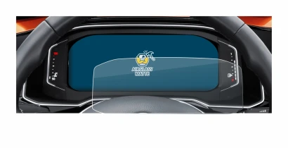 Image de l'appareil Volkswagen Polo 6 Digital Cockpit Pro avec une grande variété de protections d'écran.