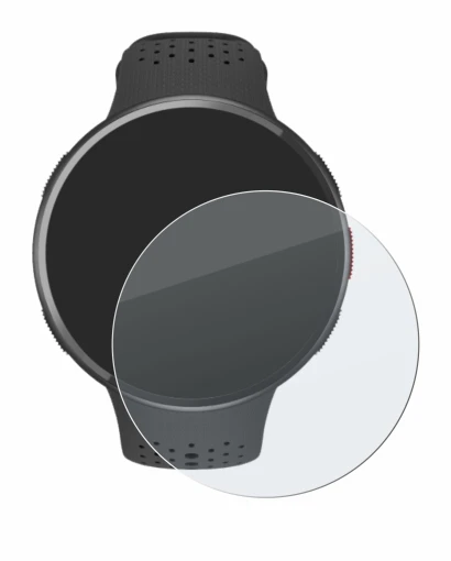 Image de l'appareil Polar Pacer Pro avec une grande variété de protections d'écran.