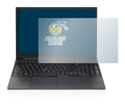 Image de l'appareil Lenovo ThinkPad E15 Gen 4 avec une grande variété de protections d'écran.