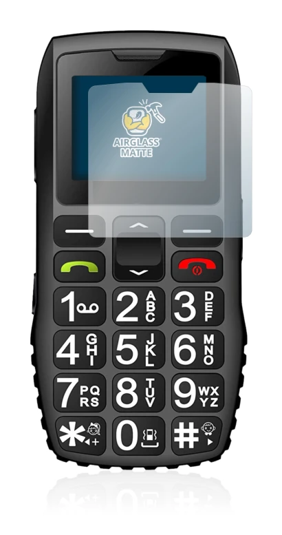 Image de l'appareil artfone C1 Plus avec une grande variété de protections d'écran.