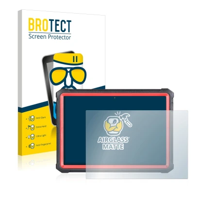 Face avant d’un emballage produit avec le logo de la marque BROTECT. À côté, l’appareil Launch X-431 PRO3S+ V2.0 est représent