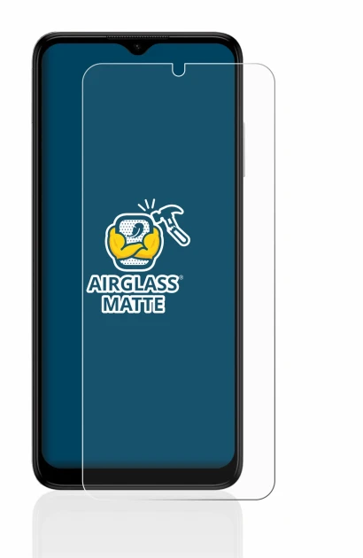 Image de l'appareil Nokia G22 avec une grande variété de protections d'écran.