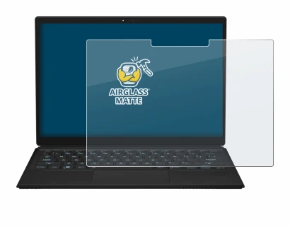 Image de l'appareil ASUS ROG Flow Z13 2023 avec une grande variété de protections d'écran.