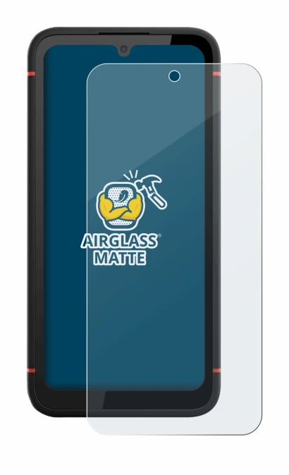 Image de l'appareil Gigaset GX4 avec une grande variété de protections d'écran.