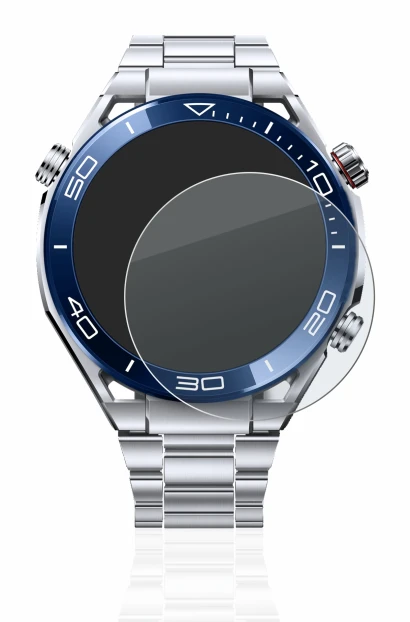 Image de l'appareil Huawei Watch Ultimate (48.5 mm) avec une grande variété de protections d'écran.