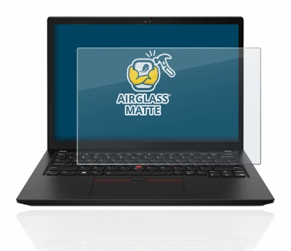 Image de l'appareil Lenovo ThinkPad X13 Gen 3 avec une grande variété de protections d'écran.