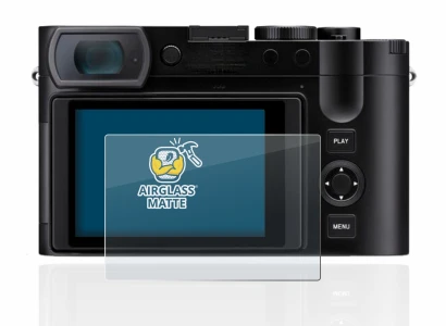 Image de l'appareil Leica Q3 avec une grande variété de protections d'écran.