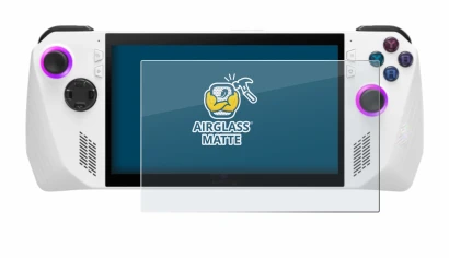 Image de l'appareil ASUS ROG Ally (2023) RC71L avec une grande variété de protections d'écran.