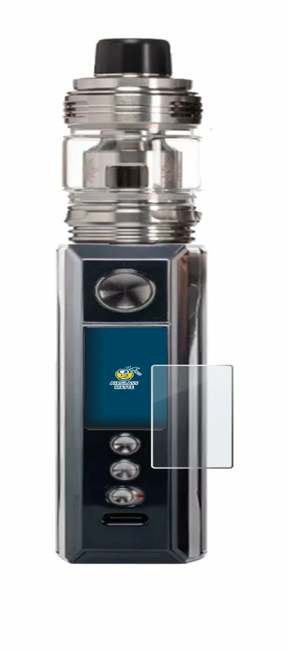 Image de l'appareil Voopoo Drag M100S avec une grande variété de protections d'écran.