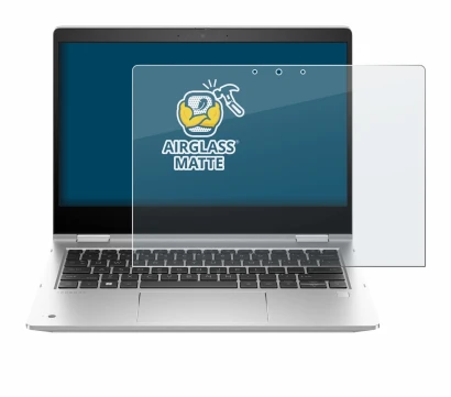 Image de l'appareil HP ProBook x360 435 G10 avec une grande variété de protections d'écran.