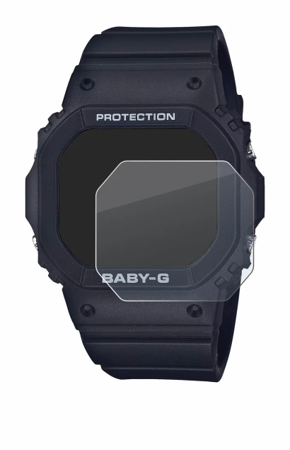 Image de l'appareil Casio Baby-G BGD-565 avec une grande variété de protections d'écran.