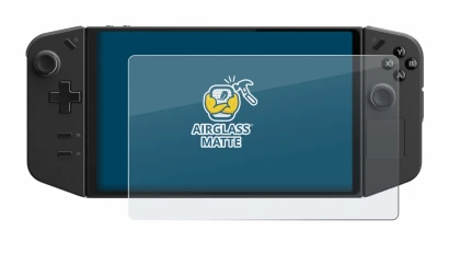 Image de l'appareil Lenovo Legion Go avec une grande variété de protections d'écran.