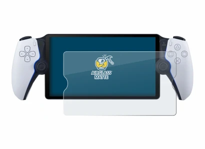 Image de l'appareil Sony Playstation Portal avec une grande variété de protections d'écran.