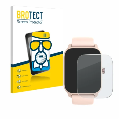 Face avant d’un emballage produit avec le logo de la marque BROTECT. À côté, l’appareil IFMDA IDW13 1.8" est représenté avec l