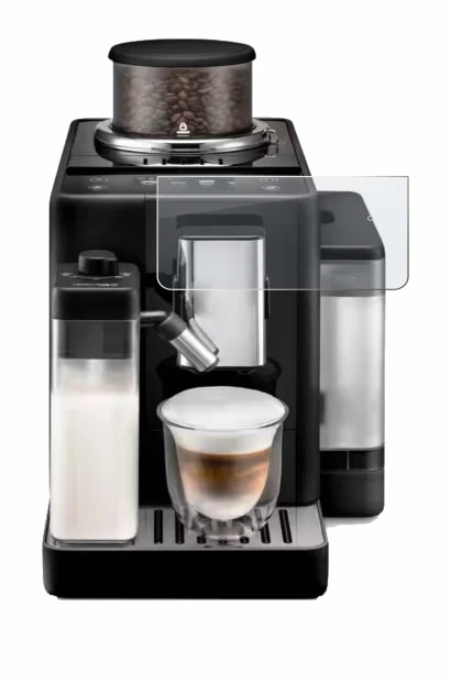 Image de l'appareil DeLonghi Rivelia avec une grande variété de protections d'écran.