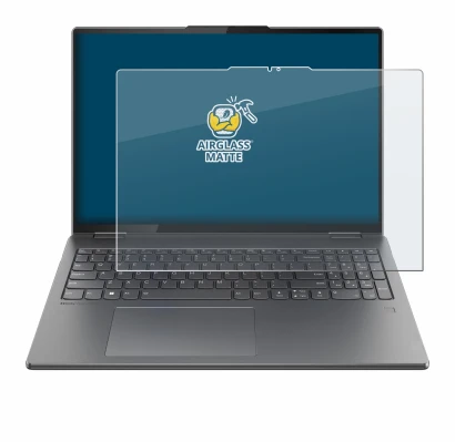 Image de l'appareil Lenovo Yoga 7i 2-in-1 Gen 9 16" avec une grande variété de protections d'écran.