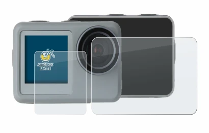 Image de l'appareil Rollei Actioncam 9s Plus avec une grande variété de protections d'écran.