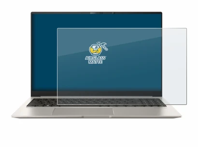 Image de l'appareil ASUS ZenBook 15 OLED UM3504 avec une grande variété de protections d'écran.