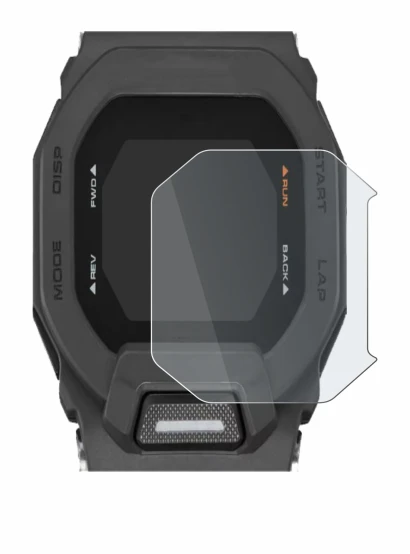 Image de l'appareil Casio G-Shock GBD-200 avec une grande variété de protections d'écran.