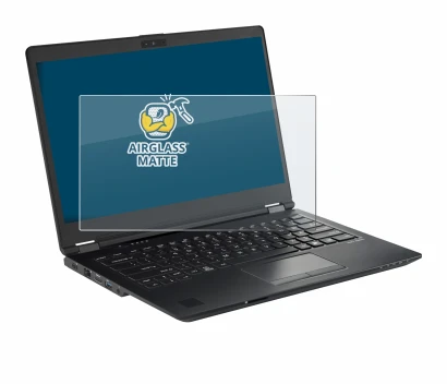 Image de l'appareil Fujitsu Lifebook U7410 avec une grande variété de protections d'écran.