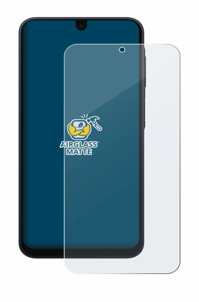 Image de l'appareil Samsung Galaxy A16 5G avec une grande variété de protections d'écran.