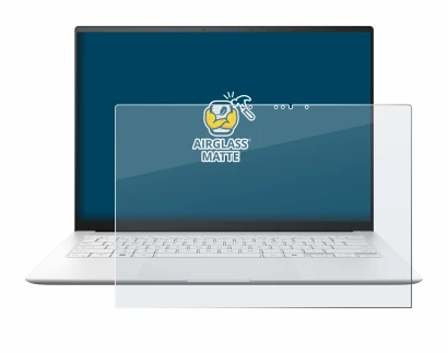 Image de l'appareil ASUS ZenBook S 14 UX5406 avec une grande variété de protections d'écran.