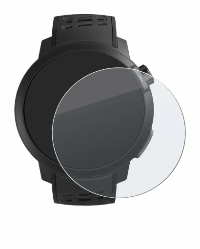 Image de l'appareil Coros Pace Pro avec une grande variété de protections d'écran.