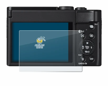 Image de l'appareil Panasonic Lumix DC-TZ99 avec une grande variété de protections d'écran.