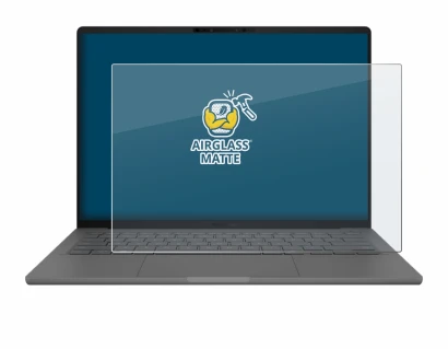 Image de l'appareil ASUS ZenBook A14 UX3407 avec une grande variété de protections d'écran.