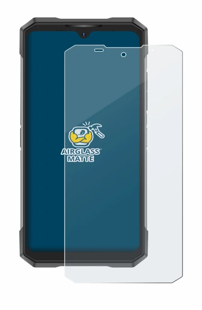 Image de l'appareil Doogee S200X avec une grande variété de protections d'écran.