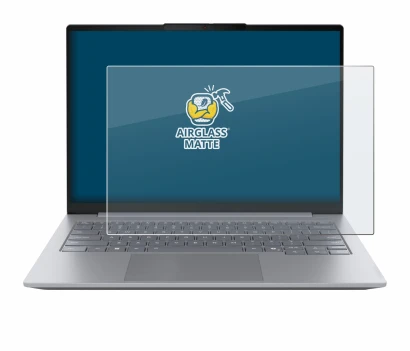 Image de l'appareil Lenovo ThinkBook 14 Gen 8 avec une grande variété de protections d'écran.