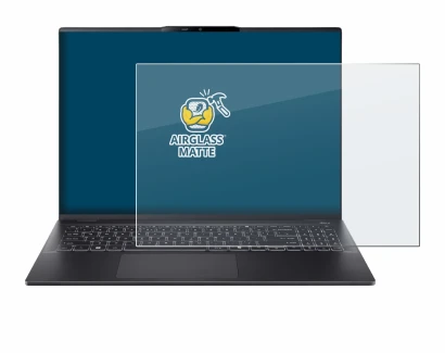 Image de l'appareil Acer Swift 16 AI avec une grande variété de protections d'écran.