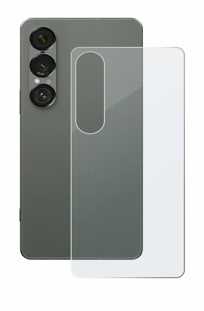 Image de l'appareil Sony Xperia 1 VII (Arrière) avec une grande variété de protections d'écran.