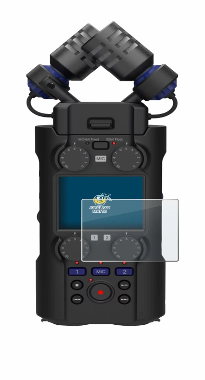 Image de l'appareil Zoom H5 Studio avec une grande variété de protections d'écran.