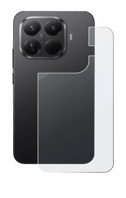 Image de l'appareil Xiaomi 15T Pro (Arrière) avec une grande variété de protections d'écran.