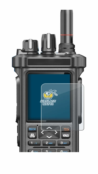 Image de l'appareil Radtel RT-950 Pro avec une grande variété de protections d'écran.