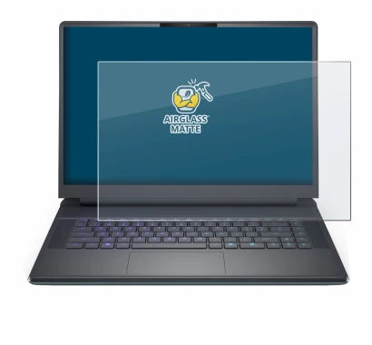 Image de l'appareil Dell Alienware 16 Area-51 avec une grande variété de protections d'écran.