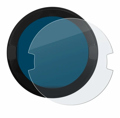 Image de l'appareil OOONO P-DISC NO2 avec une grande variété de protections d'écran.