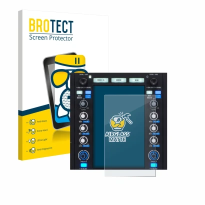 Face avant d’un emballage produit avec le logo de la marque BROTECT. À côté, l’appareil Rane System One est représenté avec la