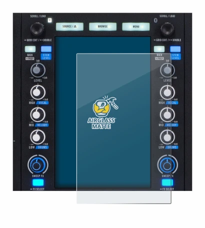 Image de l'appareil Rane System One avec une grande variété de protections d'écran.
