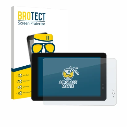 Face avant d’un emballage produit avec le logo de la marque BROTECT. À côté, l’appareil Lilliput 719/T 7" est représenté avec 