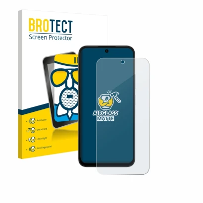 Face avant d’un emballage produit avec le logo de la marque BROTECT. À côté, l’appareil Oppo A6s 4G est représenté avec la pro