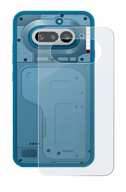 Image de l'appareil Nothing Phone (4a) (Arrière) avec une grande variété de protections d'écran.