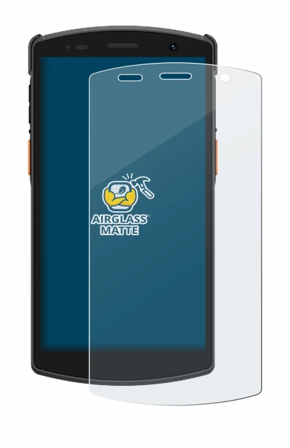 Image de l'appareil Urovo CT58S avec une grande variété de protections d'écran.