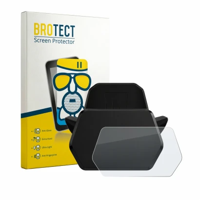 Face avant d’un emballage produit avec le logo de la marque BROTECT. À côté, l’appareil Navee XT5 PRO est représenté avec la p