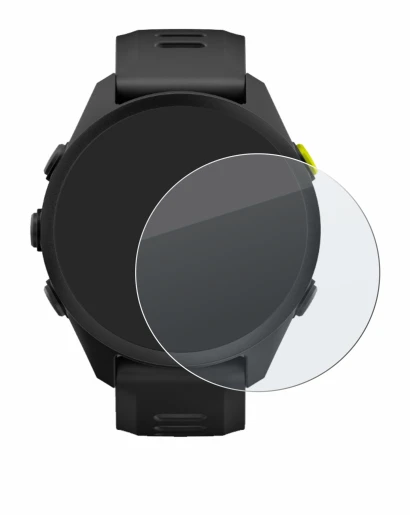Image de l'appareil Garmin Forerunner 70 avec une grande variété de protections d'écran.