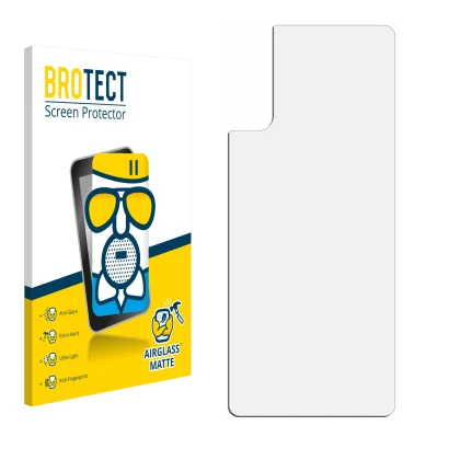 Face avant d’un emballage produit avec le logo de la marque BROTECT. À côté se trouve la protection d’écran correspondante.