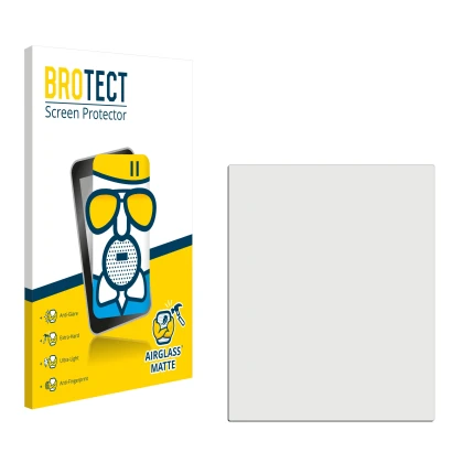 Face avant d’un emballage produit avec le logo de la marque BROTECT. À côté se trouve la protection d’écran correspondante.