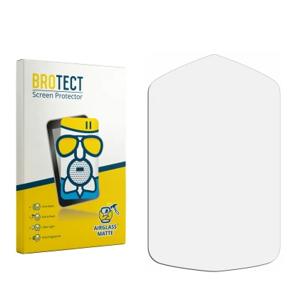 Face avant d’un emballage produit avec le logo de la marque BROTECT. À côté se trouve la protection d’écran correspondante.